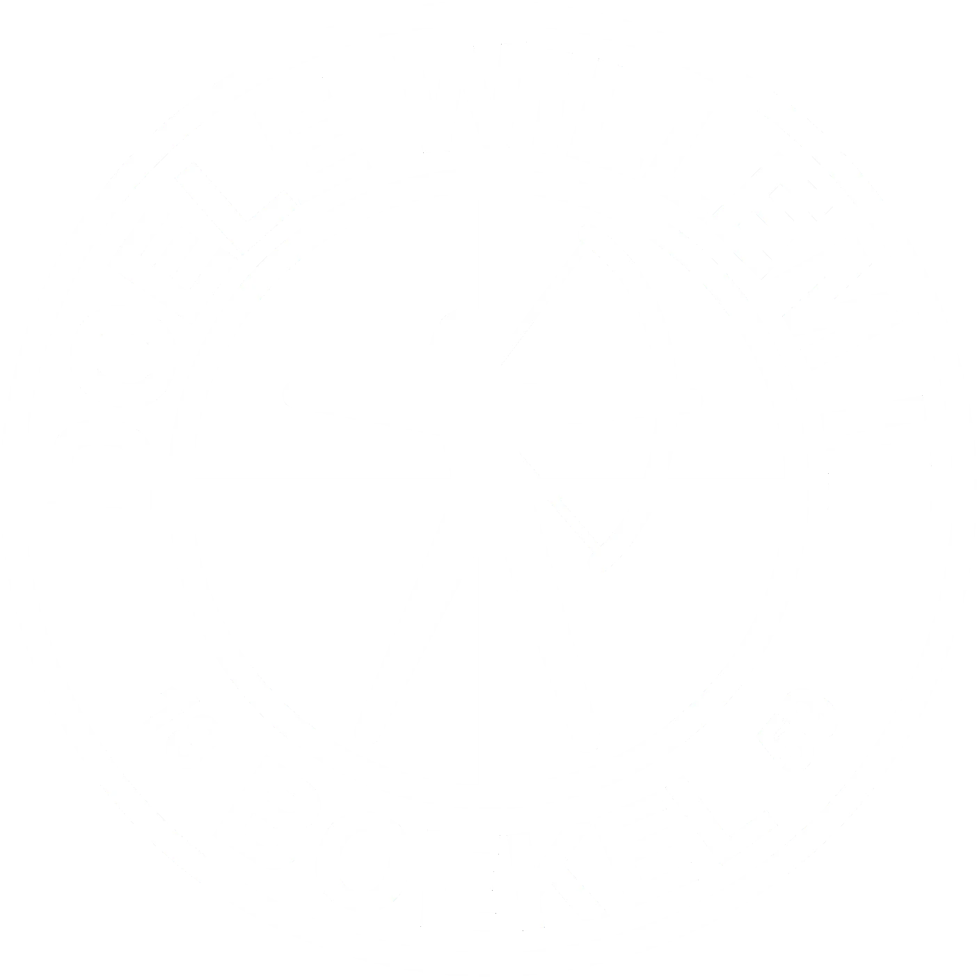 Logo Doele Willem III wit